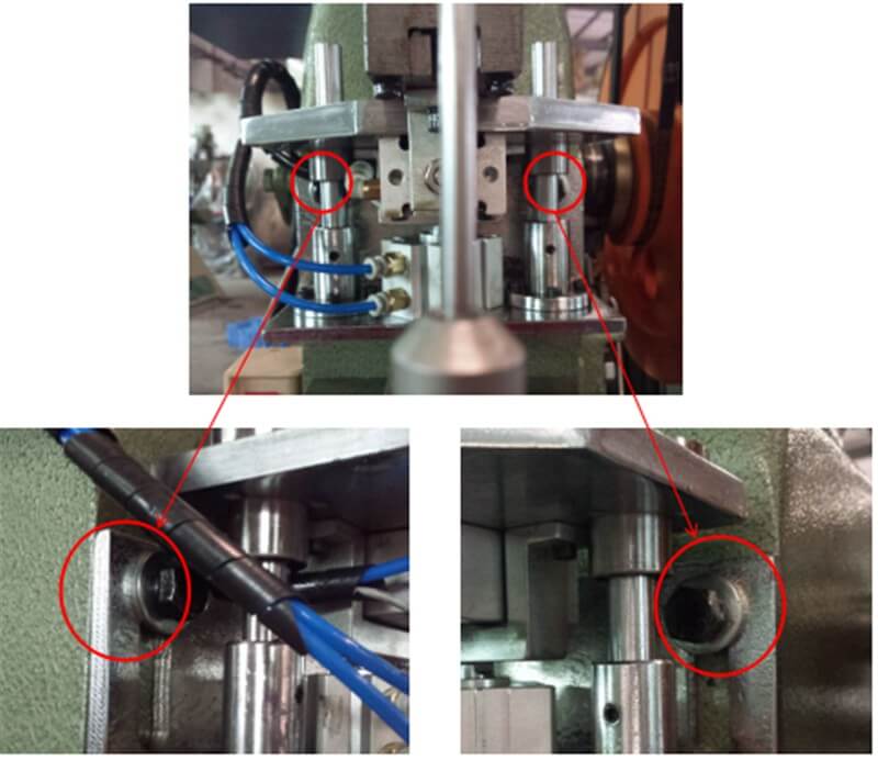 Adjust automatic washer feeder on rivet machines How to adjust automatic washer feeder Step 4