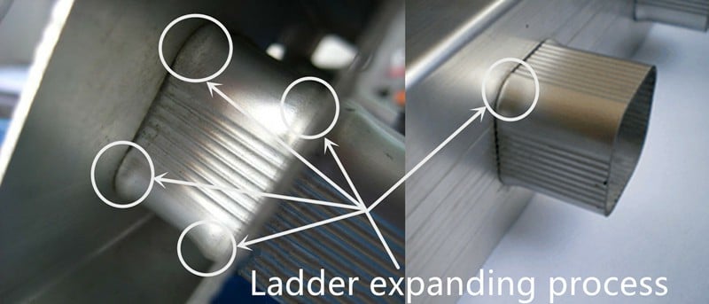 Ladder expanding process