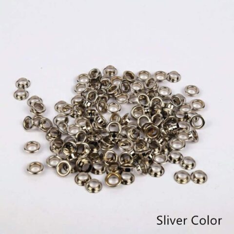 Tags Label Eyelets Silver Color